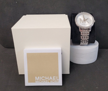 Load image into Gallery viewer, Michael Kors Melissa Quartz Silver Dial Silver Steel Strap Watch for Women - MK4370