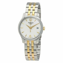 Load image into Gallery viewer, Tissot T Classic Tradition White Dial Two Tone Mesh Bracelet Watch for Women - T063.210.22.037.00