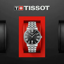 Load image into Gallery viewer, Tissot Carson Premium Black Dial Silver Steel Strap Watch For Men - T122.410.11.053.00