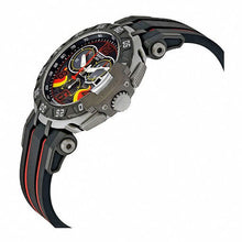 Load image into Gallery viewer, Tissot T Race Chronograph Stefan Bradl Special Edition Black Dial Black Rubber Strap Watch for Men - T092.417.27.057.02