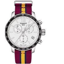 Load image into Gallery viewer, Tissot Quickster Chronograph NBA Miami Heat Edition White Dial Two Tone NATO Strap Watch for Men - T095.417.17.037.08