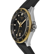 Load image into Gallery viewer, Tissot Seastar 1000 Black Dial Black Rubber Strap Watch For Men - T120.410.27.051.00