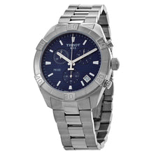 Load image into Gallery viewer, Tissot PR 100 Sport Quartz Chronograph Blue Dial Silver Steel Strap Watch For Men - T101.617.11.041.00