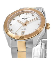 Load image into Gallery viewer, Tissot PR 100 Sport Chic Diamonds Mother of Pearl Dial Two Tone Steel Strap Watch for Women - T101.910.22.116.00