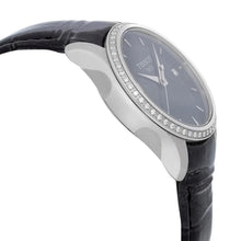 Load image into Gallery viewer, Tissot T Trend Couturier Diamonds Black Dial Black Leather Strap Watch for Women - T035.210.66.051.00