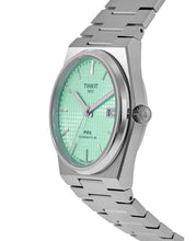 Load image into Gallery viewer, Tissot PRX Powermatic 80 Light Green Dial Silver Steel Strap Watch for Men - T137.207.11.091.01