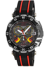 Load image into Gallery viewer, Tissot T Race Chronograph Stefan Bradl Special Edition Black Dial Black Rubber Strap Watch for Men - T092.417.27.057.02