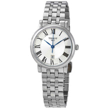 Load image into Gallery viewer, Tissot Carson Premium Lady Silver Dial Silver Steel Strap Watch For Women - T122.210.11.033.00
