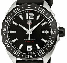 Load image into Gallery viewer, Tag Heuer Formula 1 Quartz Black Dial Black Rubber Strap Watch for Men - WAZ1110.FT8023