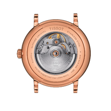 Load image into Gallery viewer, Tissot Carson Premium Powermatic 80 White Dial Brown Leather Strap Watch For Men - T122.407.36.031.00