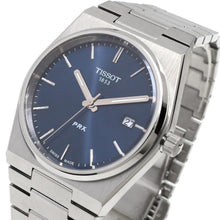 Load image into Gallery viewer, Tissot T Classic PRX Blue Dial Silver Steel Strap Watch For Men - T137.410.11.041.00