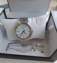 Load image into Gallery viewer, Tissot T Classic Automatic III Day Date White Dial Silver Steel Strap Watch for Men - T065.930.11.031.00
