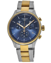 Load image into Gallery viewer, Tissot Chrono XL Classic Blue Dial Two Tone Steel Strap Watch for Men - T116.617.22.041.00