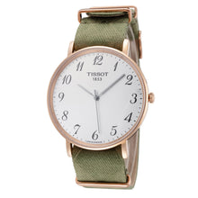 Load image into Gallery viewer, Tissot T Classic Everytime White Dial Green Nylon Strap Watch for Men - T109.610.38.032.00