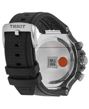 Load image into Gallery viewer, Tissot T Race Chronograph White Dial Black Rubber Strap Watch For Men - T141.417.17.011.00