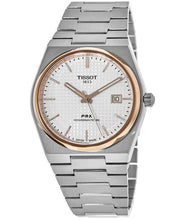Load image into Gallery viewer, Tissot PRX Powermatic 80 Silver Dial Silver Steel Strap Watch For Men - T137.407.21.031.00