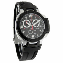 Load image into Gallery viewer, Tissot T Race Chronograph Black Dial Black Rubber Strap Watch for Men - T048.417.27.057.00