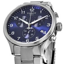 Load image into Gallery viewer, Tissot T Sport Chrono XL Classic Blue Dial Silver Steel Strap Watch For Men - T116.617.11.047.01