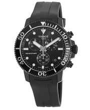 Load image into Gallery viewer, Tissot Seastar 1000 Chronograph Black Dial Black Rubber Strap Watch For Men - T120.417.37.051.02
