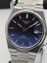 Load image into Gallery viewer, Tissot Powermatic 80 Automatic Gradient Blue Dial Silver Steel Strap Watch for Men - T137.407.11.051.01