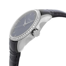 Load image into Gallery viewer, Tissot T Trend Couturier Diamonds Black Dial Black Leather Strap Watch for Women - T035.210.66.051.00
