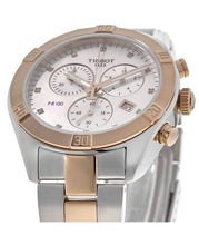 Load image into Gallery viewer, Tissot PR 100 Sport Chic Chronograph Diamonds Mother of Pearl Dial Two Tone Steel Strap Watch for Women - T101.917.22.116.00