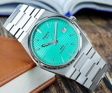 Load image into Gallery viewer, Tissot PRX Powermatic 80 Automatic Mint Green Dial Silver Steel Strap Watch for Men - T137.407.11.091.01