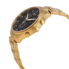 Load image into Gallery viewer, Tissot Chrono XL Classic Black Dial Gold Steel Strap Watch for Men - T116.617.33.051.00
