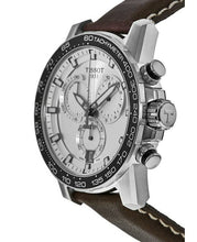 Load image into Gallery viewer, Tissot Supersport Chrono Silver Dial Brown Leather Strap Watch for Men - T125.617.16.031.00