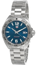 Load image into Gallery viewer, Tag Heuer Formula 1 Blue Dial Silver Steel Strap Watch for Men - WAZ1118.BA0875