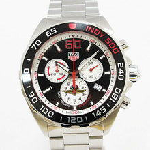 Load image into Gallery viewer, Tag Heuer Formula 1 Indy 500 Special Edition Black Dial Silver Steel Strap Watch for Men - CAZ101V.BA0842