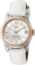 Load image into Gallery viewer, Tissot T-Classic Powermatic 80 Mother of Pearl Silver Dial White Leather Strap Watch For Women - T108.208.26.117.00