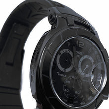Load image into Gallery viewer, Tissot T Race Chronograph Black Dial Black Rubber Strap Watch for Men - T048.417.37.057.00