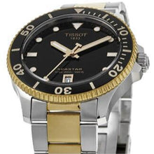 Load image into Gallery viewer, Tissot Seastar 1000 Black Dial Two Tone Steel Strap Watch For Men - T120.410.22.051.00