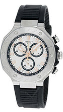 Load image into Gallery viewer, Tissot T Race Chronograph White Dial Black Rubber Strap Watch For Men - T141.417.17.011.00