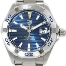 Load image into Gallery viewer, Tag Heuer Aquaracer Automatic Blue Dial Silver Steel Strap Watch for Men - WBD2112.BA0928