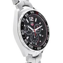 Load image into Gallery viewer, Tag Heuer Senna Chronograph Special Edition Black Dial Silver Steel Strap Watch for Men - CAZ1015.BA0883