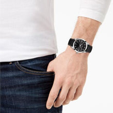 Load image into Gallery viewer, Tissot Gentleman Black Dial Black Leather Strap Watch For Men - T127.410.16.051.00