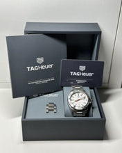 Load image into Gallery viewer, Tag Heuer Aquaracer Quartz White Dial Silver Steel Strap Watch for Men - WBD1111.BA0928