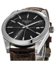 Load image into Gallery viewer, Tissot Gentlemen Black Dial Brown Leather Strap Watch for Men - T127.410.16.051.01