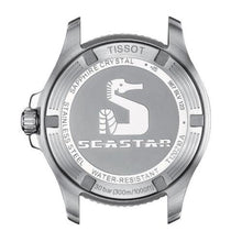 Load image into Gallery viewer, Tissot Seastar 1000 Black Dial Silver Steel Strap Watch For Men - T120.210.21.051.00