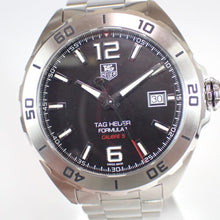 Load image into Gallery viewer, Tag Heuer Formula 1 Automatic Black Dial Silver Steel Strap Watch for Men - WAZ2113.BA0875