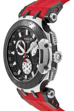 Load image into Gallery viewer, Tissot T Race Chronograph Black Dial Red Silicone Strap Watch For Men - T115.417.27.051.00