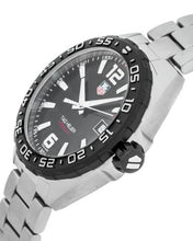 Load image into Gallery viewer, Tag Heuer Formula 1 Quartz Black Dial Silver Steel Strap Watch for Men - WAZ1110.BA0875
