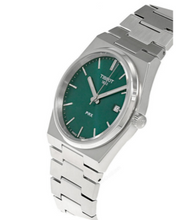 Load image into Gallery viewer, Tissot PRX Green Dial Silver Steel Strap Watch For Men - T137.410.11.091.00