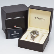 Load image into Gallery viewer, Tag Heuer Aquaracer Automatic Black Dial Silver Steel Strap Watch for Men - WAY2010.BA0927