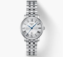 Load image into Gallery viewer, Tissot Carson Premium Lady Silver Dial Silver Steel Strap Watch For Women - T122.210.11.033.00