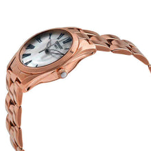Load image into Gallery viewer, Tissot T Wave Mother of Pearl Dial Rose Gold Steel Strap Watch For Women - T112.210.33.113.00