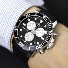 Load image into Gallery viewer, Tissot Seastar 1000 Chronograph Black Dial Black Rubber Strap Watch For Men - T120.417.17.051.00