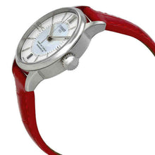 Load image into Gallery viewer, Tissot Chemin Des Tourelles Automatic Mother of Pearl White Dial Red Leather Strap Watch For Women - T099.207.16.118.00